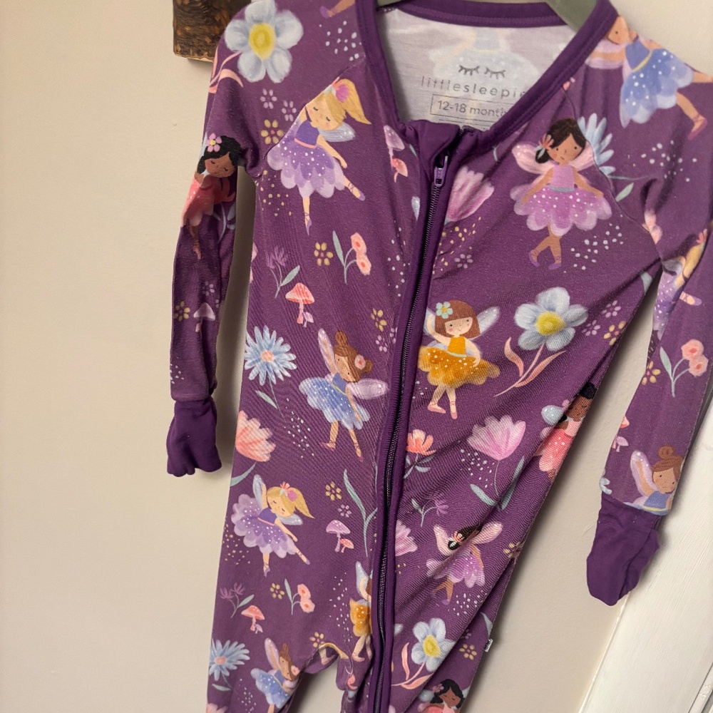 Little Sleepies garden fairies zippy 12-18 months